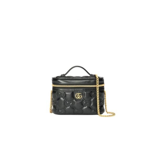GG Matelass?? top handle mini bag