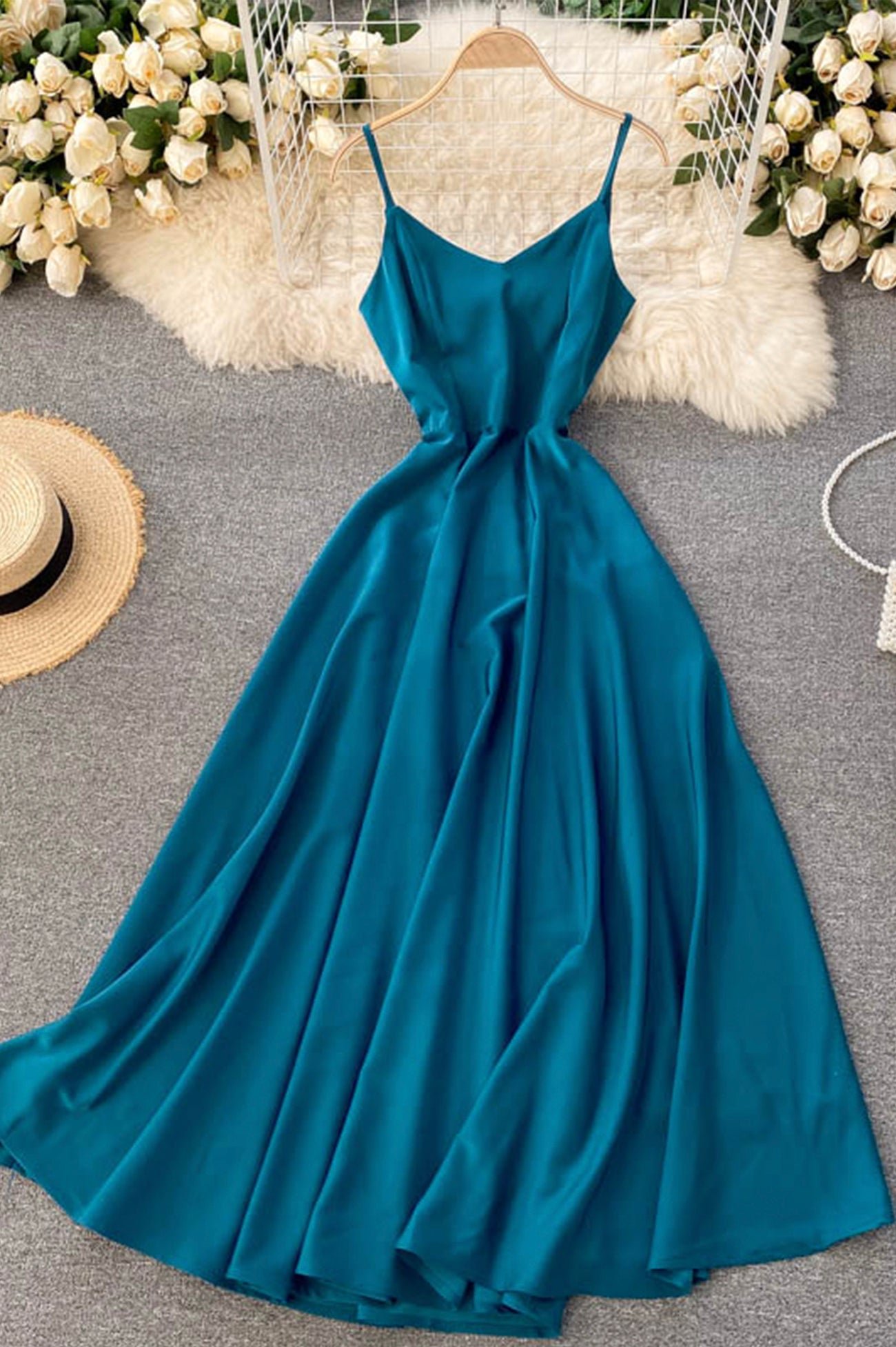 Simple V-Neck Short Dresses, A-Line Party Dresses