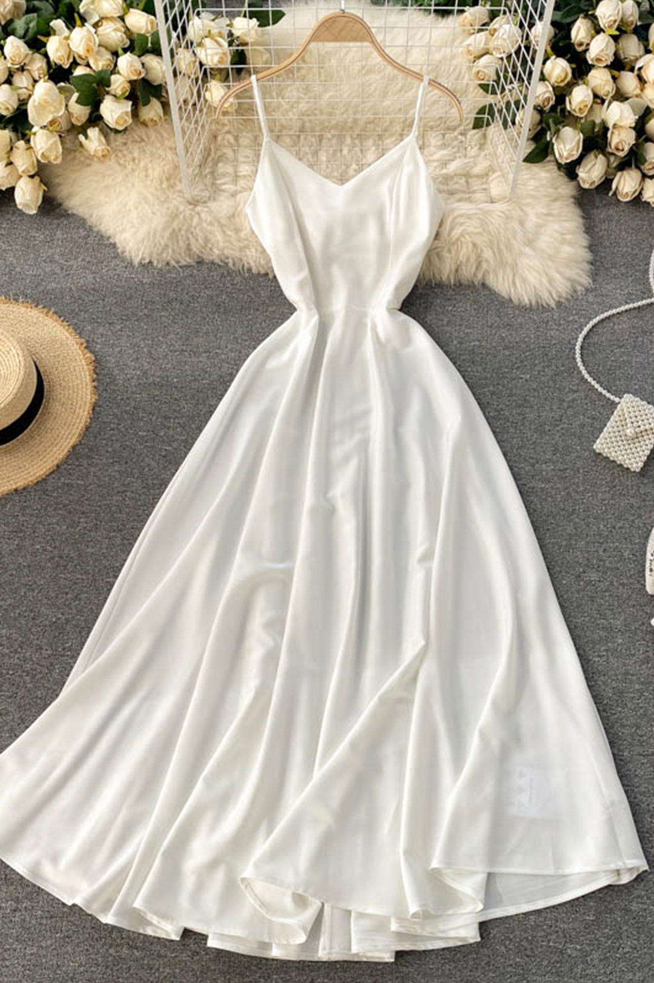 Simple V-Neck Short Dresses, A-Line Party Dresses - Image 10