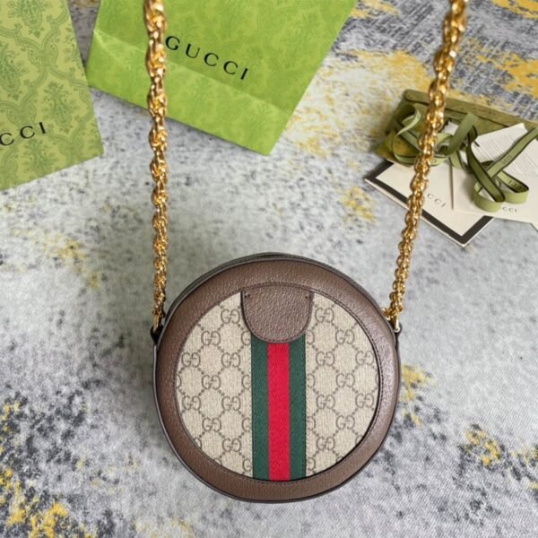 Ophidia GG mini round shoulder bag - Image 4