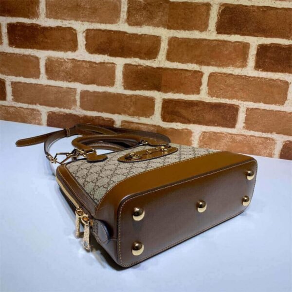 Gucci Horsebit 1955 Small Top Handle Bag - Image 4