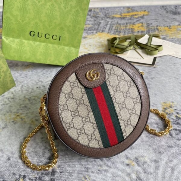 Ophidia GG mini round shoulder bag - Image 6
