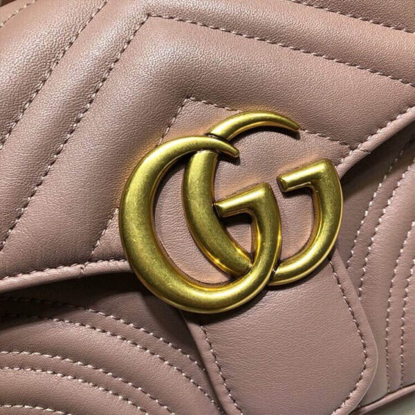 Gucci GG Marmont Mini Top Handle Bag - Image 6