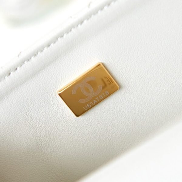 CHANEL Mini Flap With Top Handle - Image 8