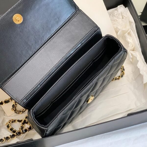 CHANEL MINI FLAP WITH HANDLE(HIGH-END GRADE) - Image 8