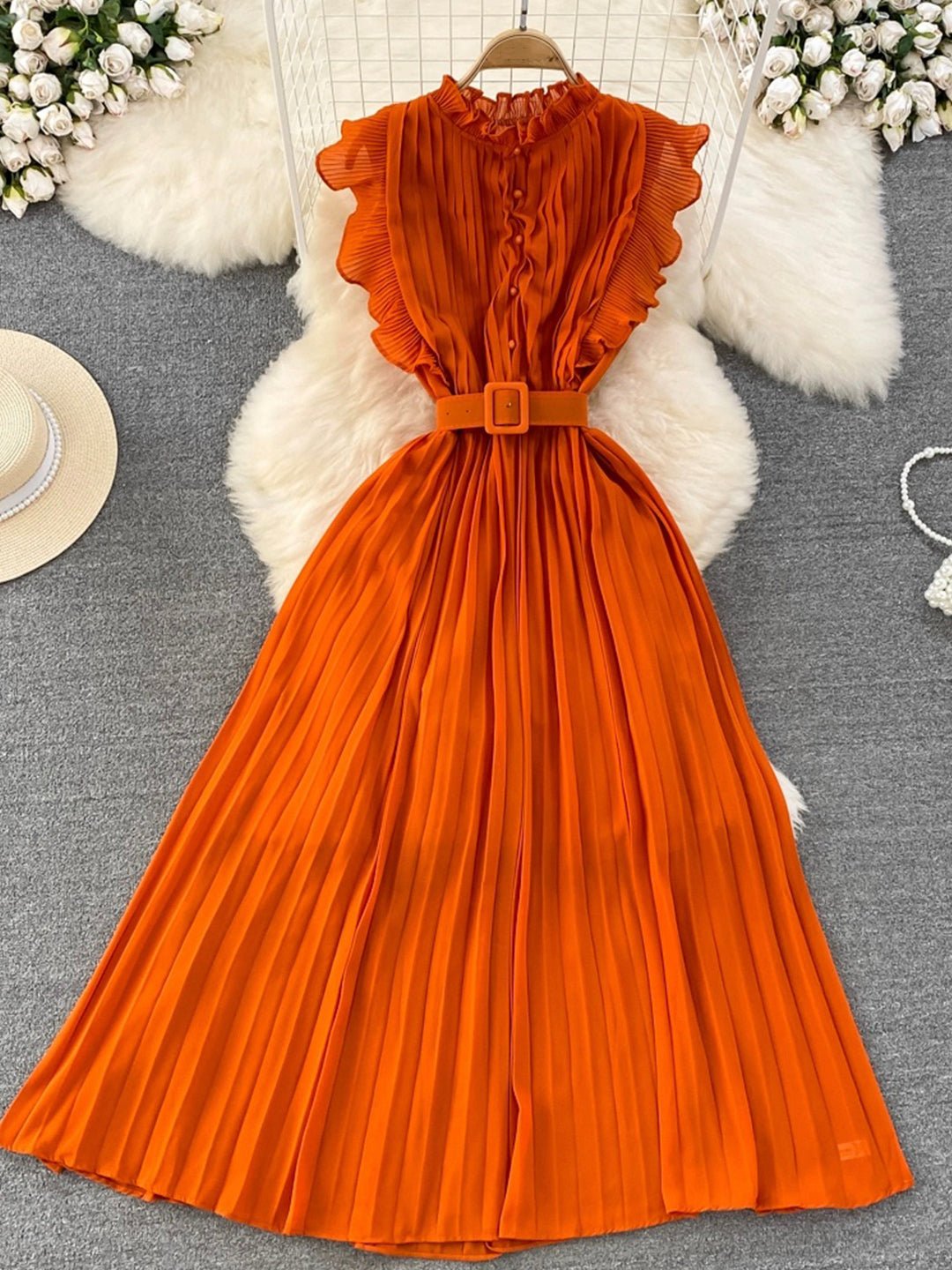 Cute Chiffon Long Fashion Dress - Image 3