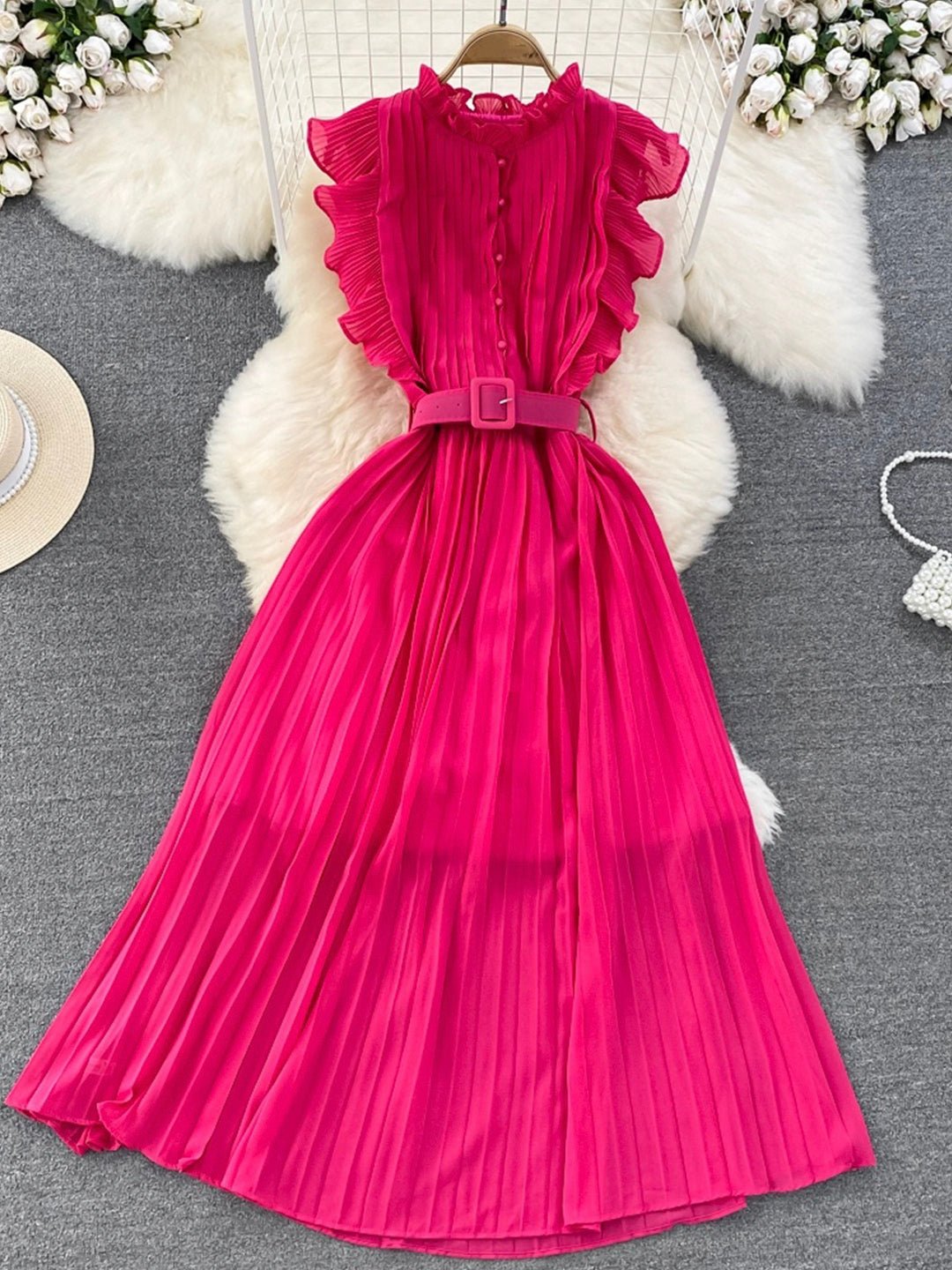 Cute Chiffon Long Fashion Dress - Image 5