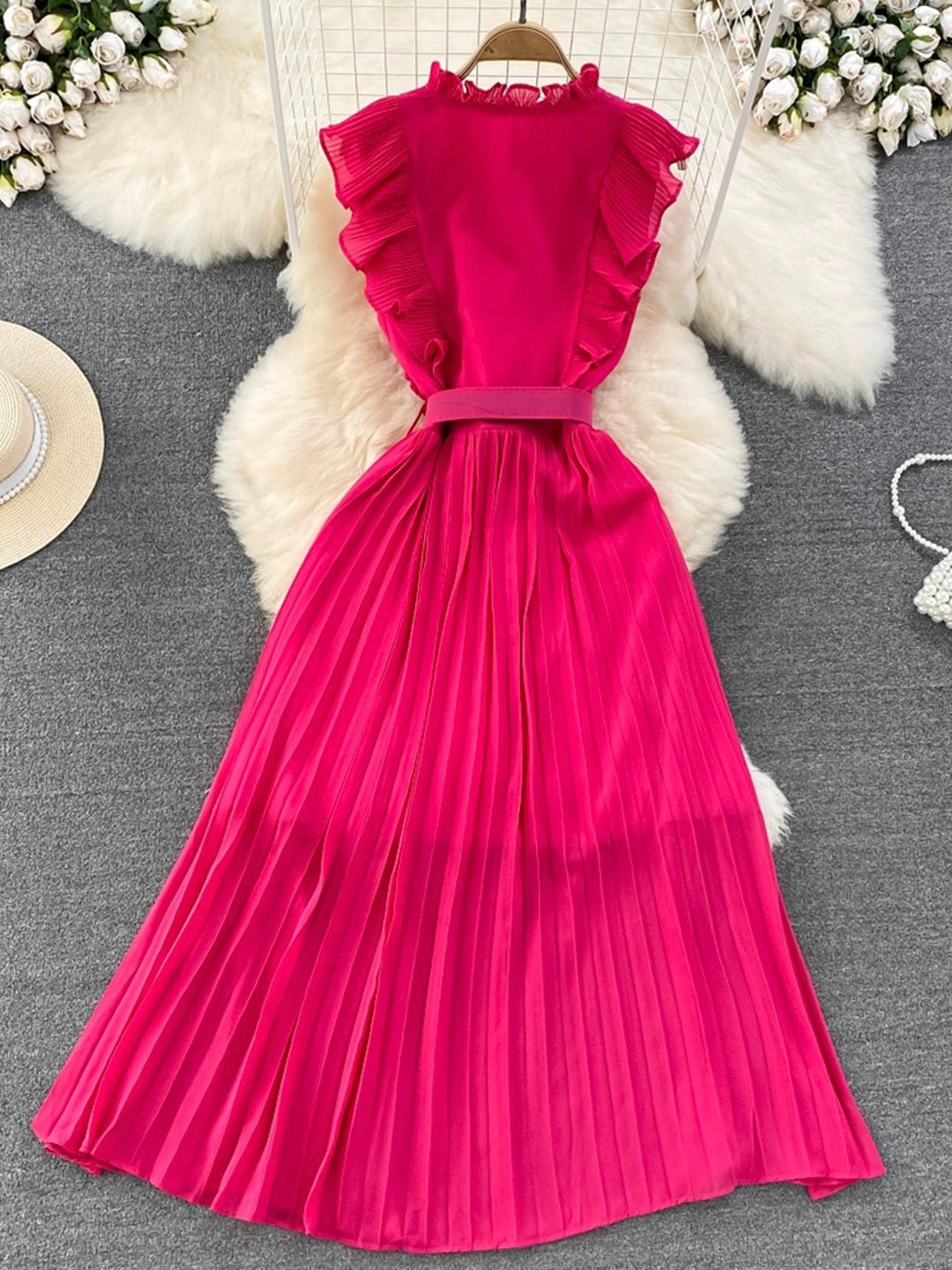 Cute Chiffon Long Fashion Dress - Image 6