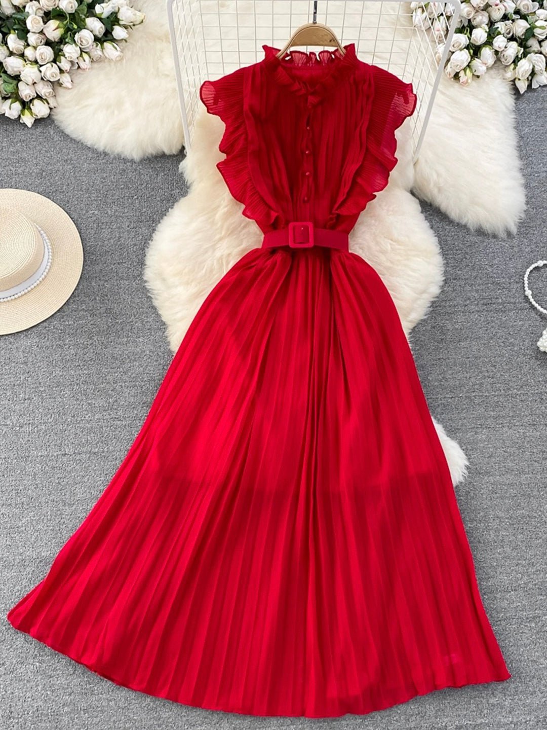 Cute Chiffon Long Fashion Dress - Image 10