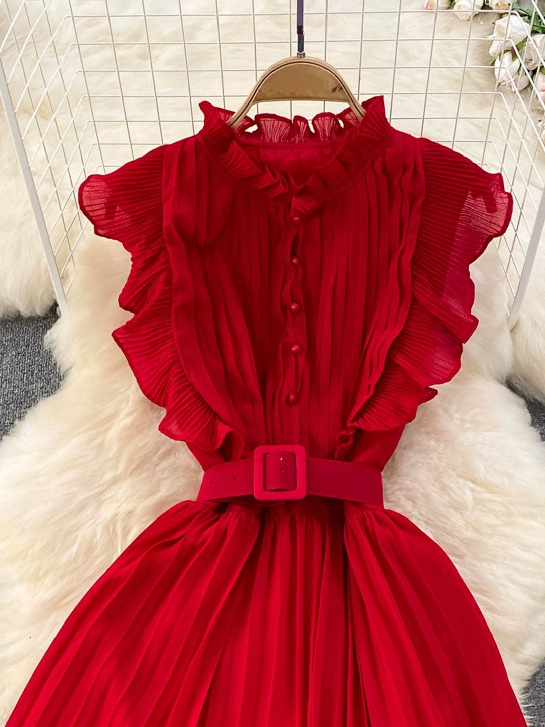 Cute Chiffon Long Fashion Dress - Image 11