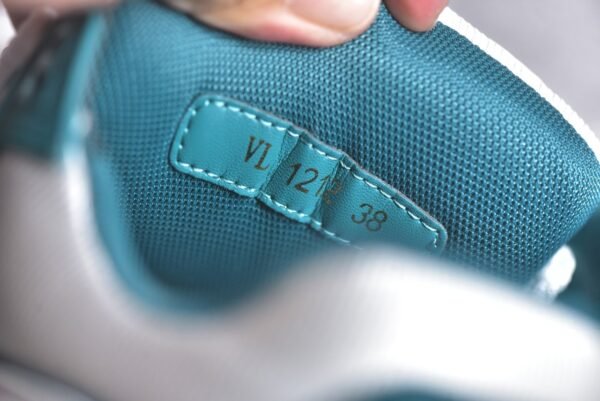 Louis Vuitton LV Trainer Maxi Sneaker in White and Green - Image 16