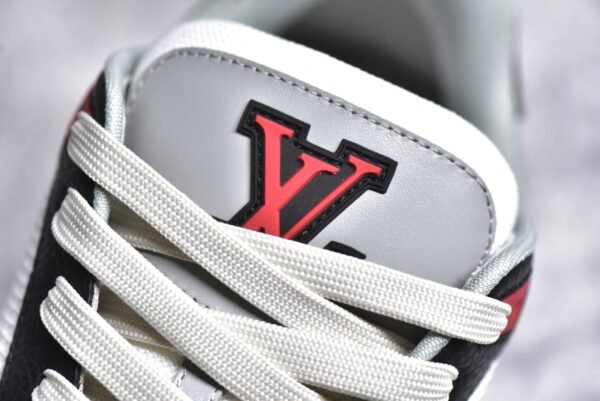 Louis Vuitton LV Trainer Red Grey Black   1AC4ZU - Image 11