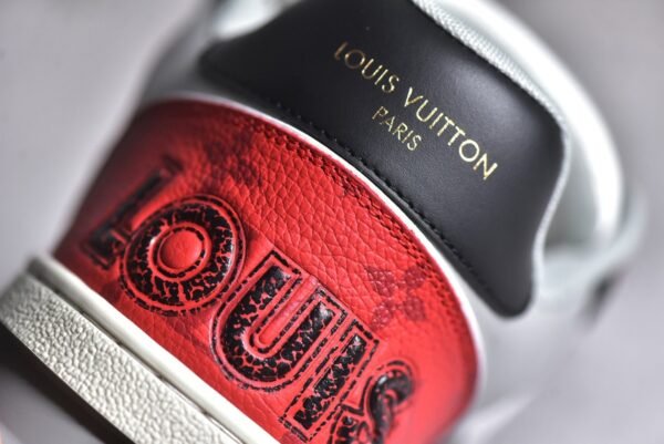 Louis Vuitton LV Trainer Red Grey Black   1AC4ZU - Image 13