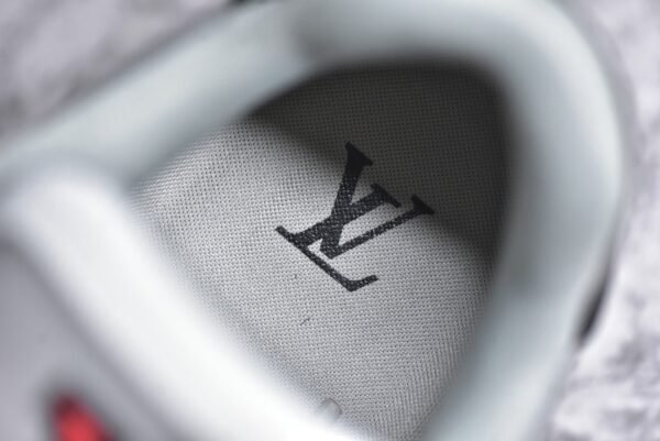 Louis Vuitton LV Trainer Red Grey Black   1AC4ZU - Image 15