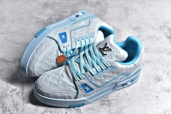 Louis Vuitton by Tyler, the Creator LV Trainer Blue   1ACRYD - Image 7