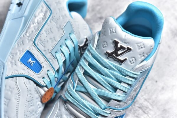 Louis Vuitton by Tyler, the Creator LV Trainer Blue   1ACRYD - Image 9