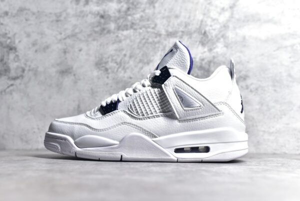 Air Jordan AJ4 Retro White purple    CT8527-115