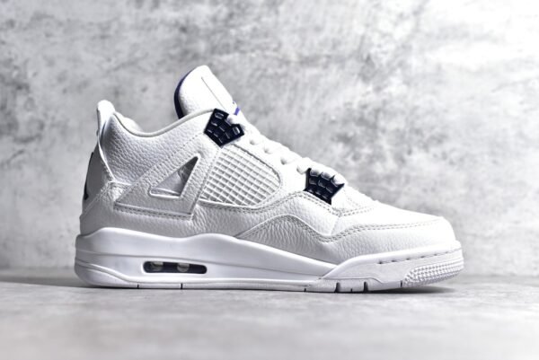 Air Jordan AJ4 Retro White purple    CT8527-115 - Image 3