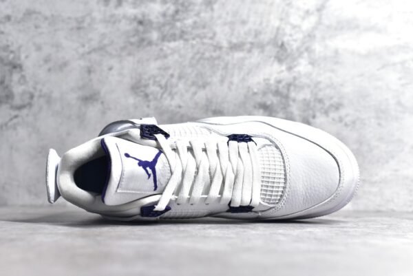 Air Jordan AJ4 Retro White purple    CT8527-115 - Image 4