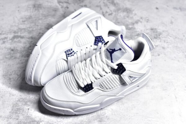 Air Jordan AJ4 Retro White purple    CT8527-115 - Image 7
