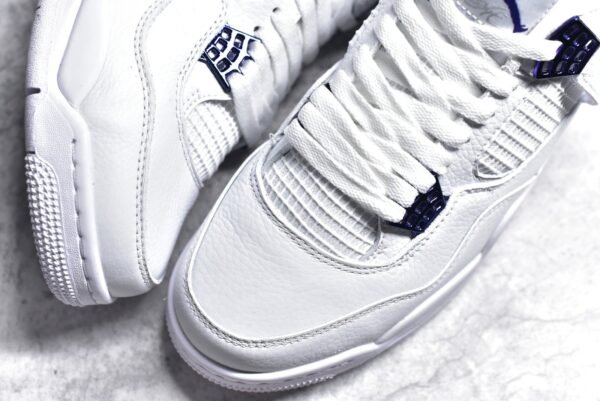 Air Jordan AJ4 Retro White purple    CT8527-115 - Image 8