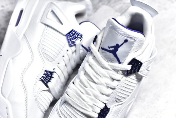 Air Jordan AJ4 Retro White purple    CT8527-115 - Image 9