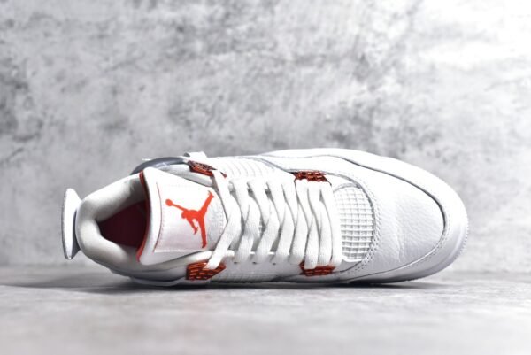 Air Jordan AJ4 Retro White Orange    CT8527-118 - Image 4