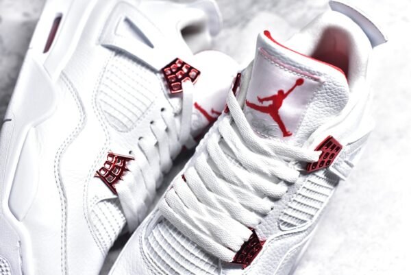 Air Jordan AJ4 Retro White Red    CT8527-112 - Image 9