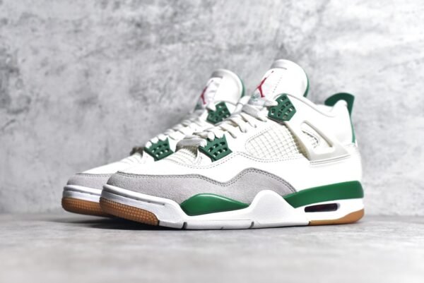 Air Jordan AJ4 Retro White green    DR5415-103 - Image 2