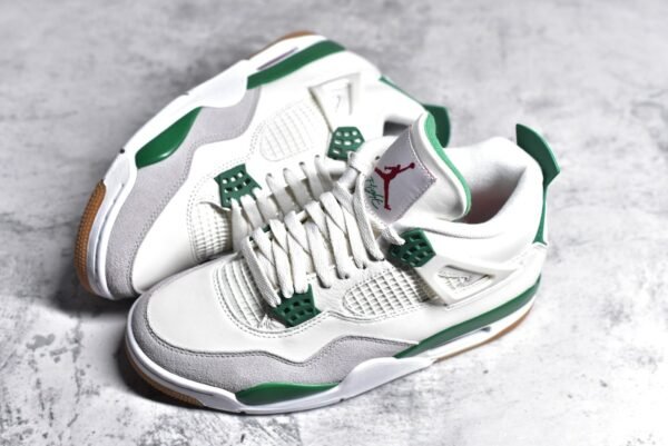 Air Jordan AJ4 Retro White green    DR5415-103 - Image 7