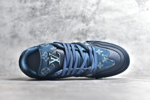 Louis Vuitton LV Trainer x Nigo Blue Demin   1A9IQ1 - Image 4