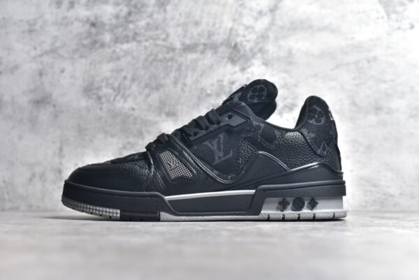 Louis Vuitton LV Trainer x Nigo Black Denim   1A9IPH