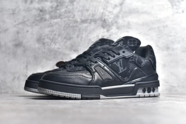 Louis Vuitton LV Trainer x Nigo Black Denim   1A9IPH - Image 3