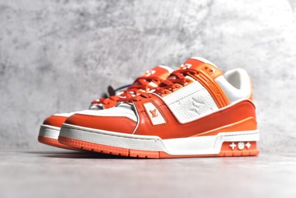 Louis Vuitton LV Trainer Orange  1A811N - Image 2