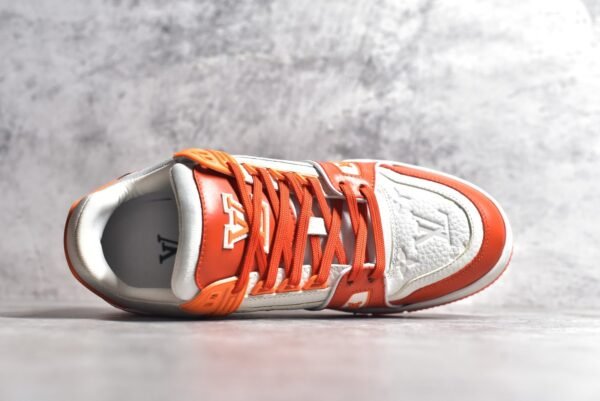 Louis Vuitton LV Trainer Orange  1A811N - Image 4