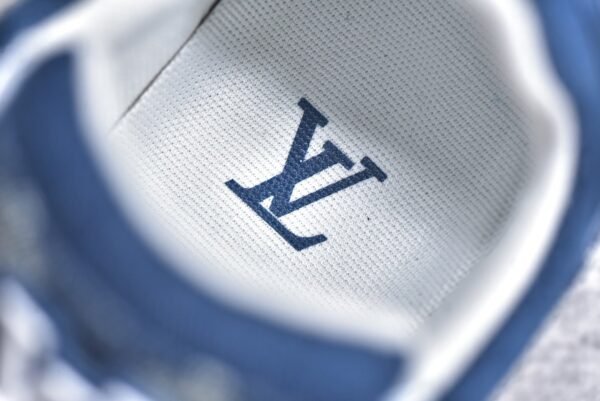 Louis Vuitton Trainer Sneaker Denim Monogram  1A7S54 - Image 16