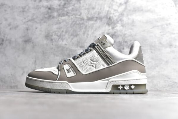 Louis Vuitton LV Trainer Grey White  1A8KB8