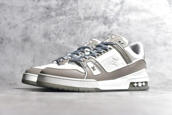 Louis Vuitton LV Trainer Grey White  1A8KB8 - Image 2