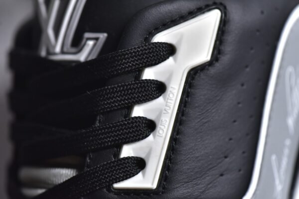 Louis Vuitton LV Trainer Black Grey White   1AAHS2 - Image 13