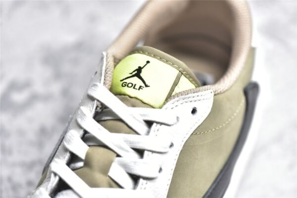 Travis Scott x Jordan Air Jordan 1 Low Golf   Scott Neutral Olive    FZ3124-200 - Image 10