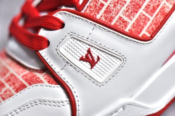 LADY PINK x LOUIS VUITTON LV Trainer Red   1A9V5M - Image 11