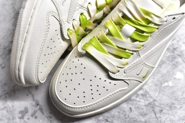 Travis Scott x Air Jordan AJ1 Low TS Supreme White Yellow Customization    BB2299-811 - Image 8