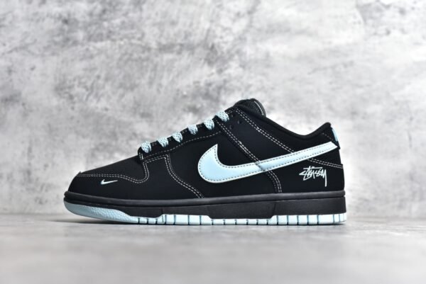 Nike Dunk Low Stusey Series - Black Blue Hook    KK1888-012