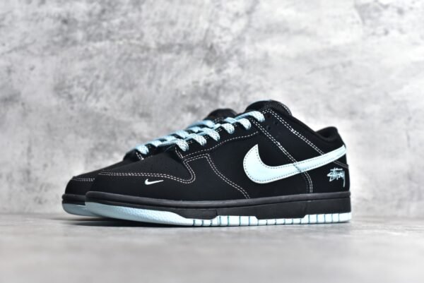Nike Dunk Low Stusey Series - Black Blue Hook    KK1888-012 - Image 2