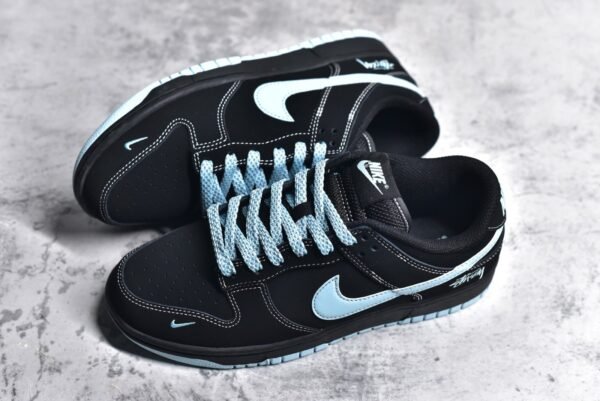 Nike Dunk Low Stusey Series - Black Blue Hook    KK1888-012 - Image 6