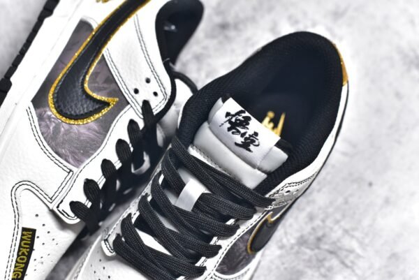 Nike Dunk Low Black Wukong Series - White Grey Black Hook     LW1818-106 - Image 9