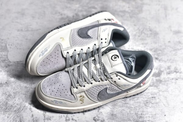 Nike Dunk Low Black Wukong Series - Mi Grey Hook    SJ1098-013 - Image 6