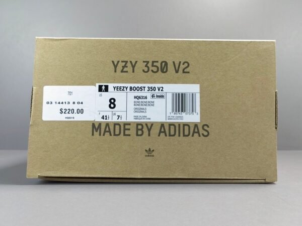 Adidas originals Yeezy Boost 350 V2  ＂Bone＂HQ6316 - Image 9