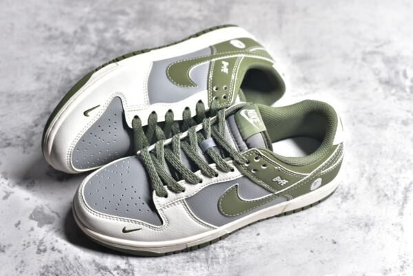 Nike Dunk Low Bape Collaboration - Rice Grey Green    BB8969-004 - Image 7
