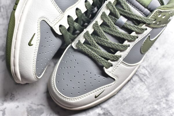 Nike Dunk Low Bape Collaboration - Rice Grey Green    BB8969-004 - Image 8